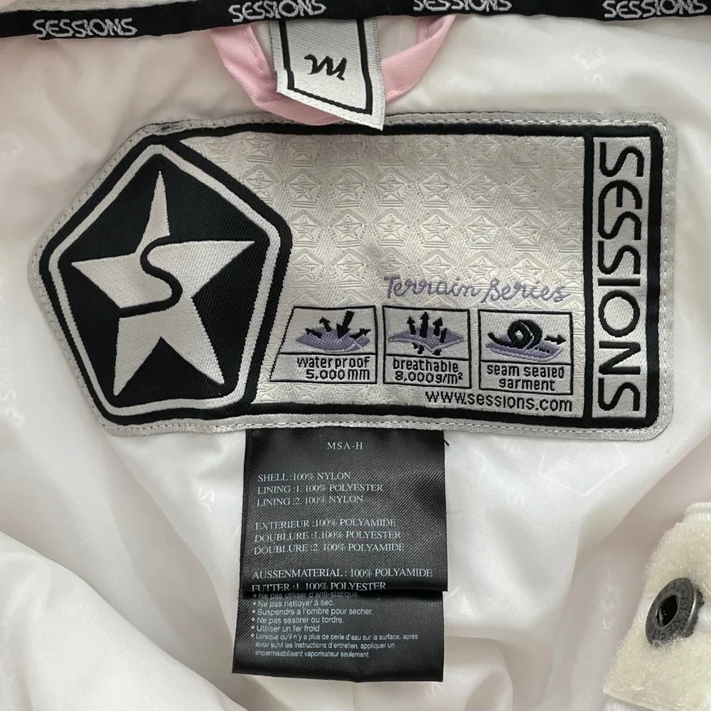 Sessions Dakota Pink Snow Pants Girl Medium Waterproof Breathable 302513 Terrain